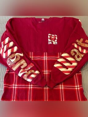 Spirit Jersey Walt Disney World 2021 Christmas Snacks Plaid Spirit Jersey XS